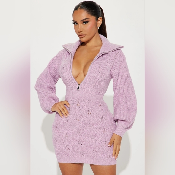 Fashion Nova Dresses & Skirts - 💜Lyla Sweater Dress!!💜